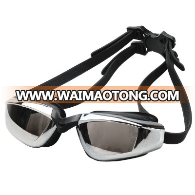 Comfortable mirrored opticals adults anti fog silicone swimming goggle